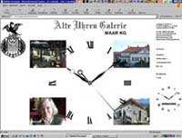 Per Mausklick gelangen Sie zur Internetpräsenz der Alten Uhren Galerie
